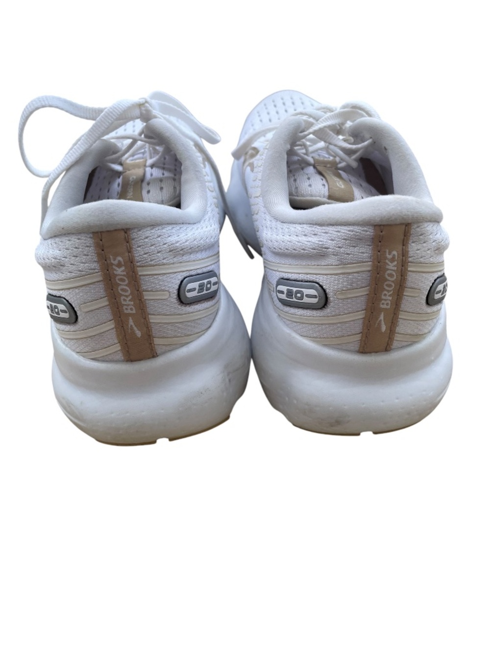 Brooks Glycerin 20 neutral running shoes white Size 7.5 - Picture 11 of 12